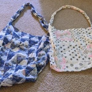 Free People linen sling bags